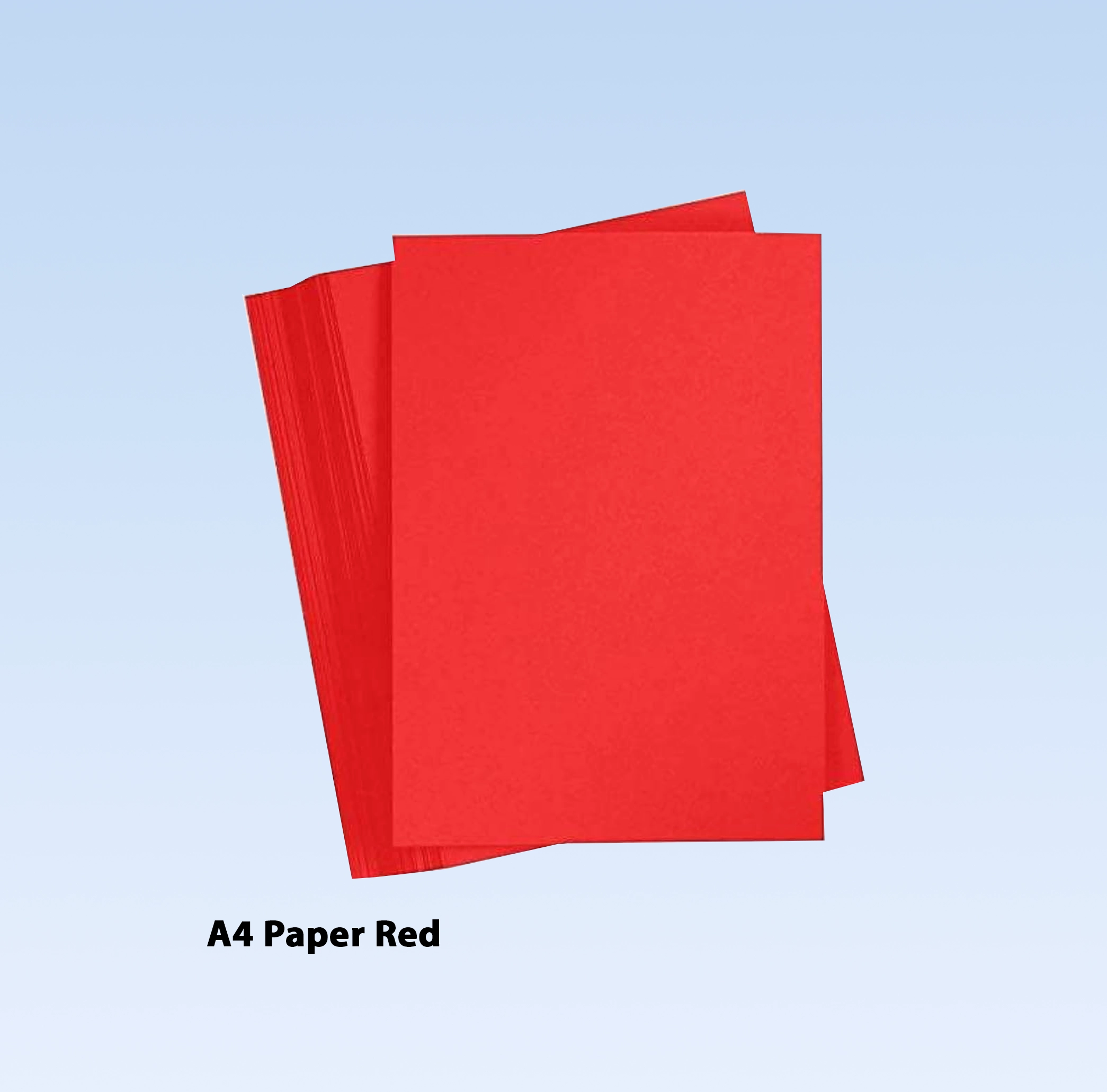 Red paper - view 1