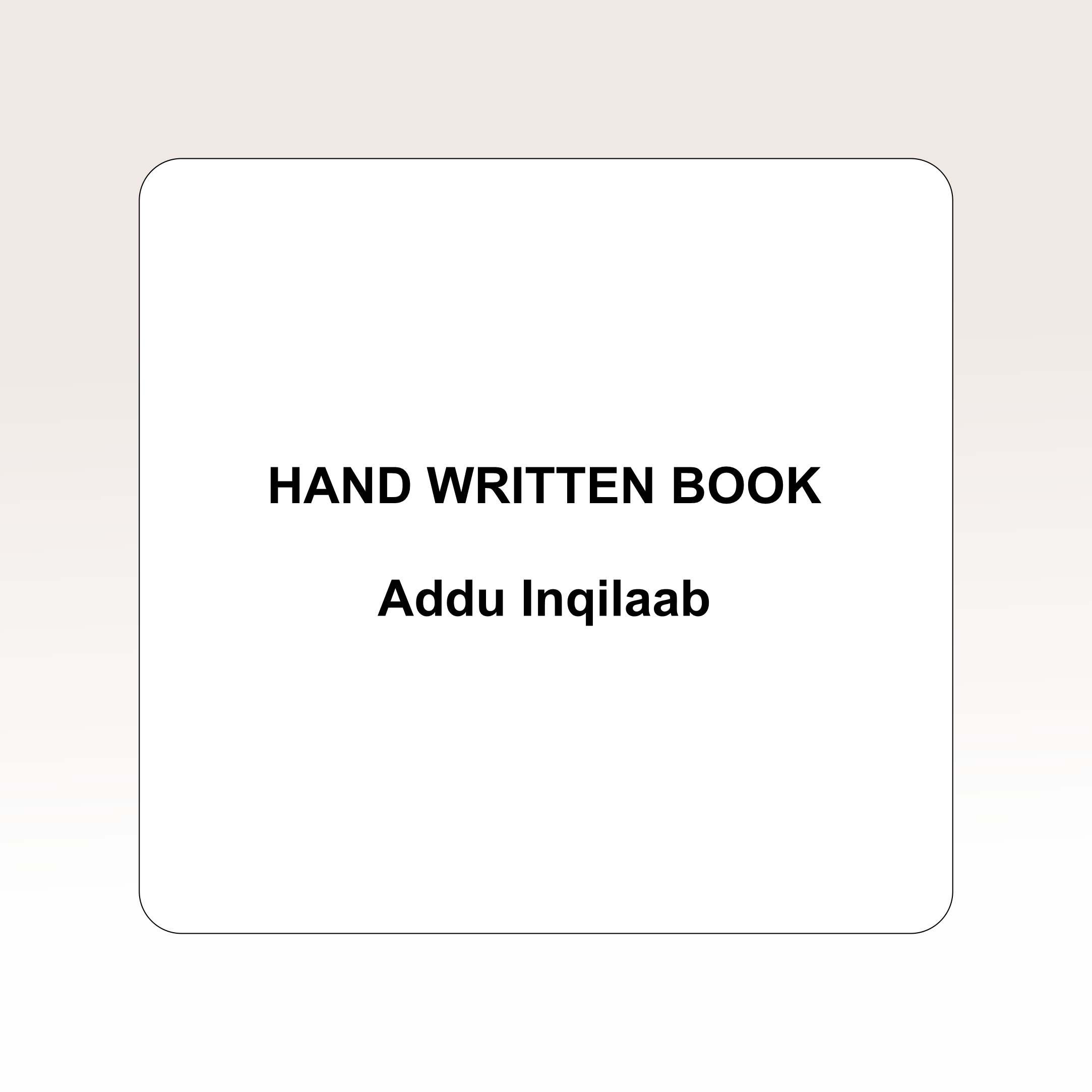 Book inqilaab